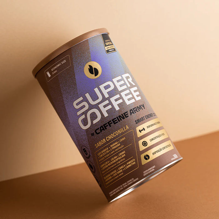 SUPERCOFFEE PAÇOCA COM CHOCOLATE BRANCO 380g [+BRINDES]